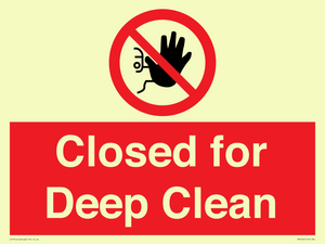 Closed for Deep Clean